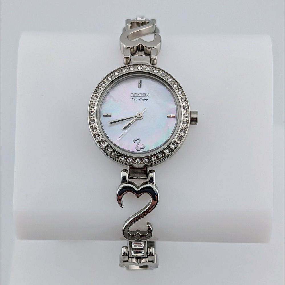 Citizen Eco-Drive Jane Seymour Open Hearts Special Edition MOP Crystal Watch